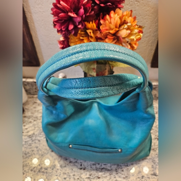 Michael Kors Blue Leather Women's Bag - Picture 7 of 9